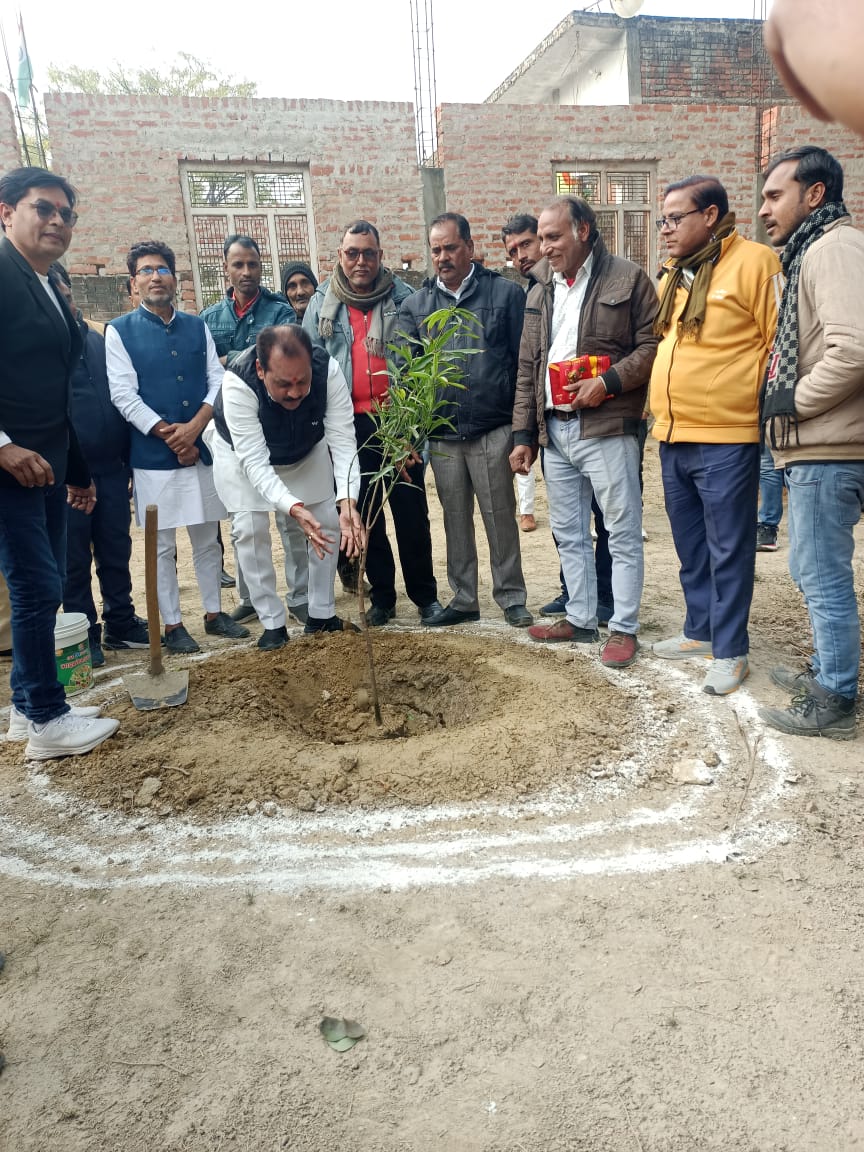 Blanket distribution and tree plantation on Makar Sankranti in Raniganj