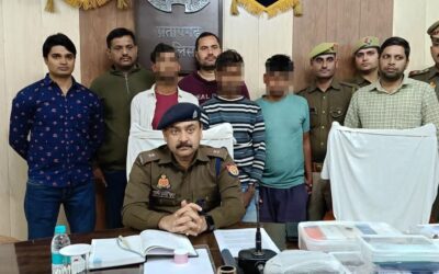 प्रतापगढ में फर्जी क्राइम ब्रांच टीम बनाकर वसूली और ब्लैकमेलिंग करने वाले गिरोह का किया भंडाफोड़, 3 गिरफ्तार