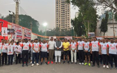मुलुंड मैराथन में बड़ी संख्या में दौड़ें लोग, 250 पुलिसकर्मी भी बने फिट इंडिया का हिस्स