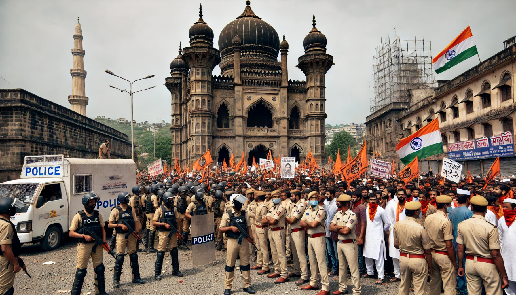 Uproar over the demand to remove Aurangzeb's tomb, increased security amid protests by Hindu organizations