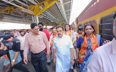 नए कुर्ला टर्मिनस पर यात्रियों की समस्याओं को लेकर संजय निरुपम ने सौंपा ज्ञापन