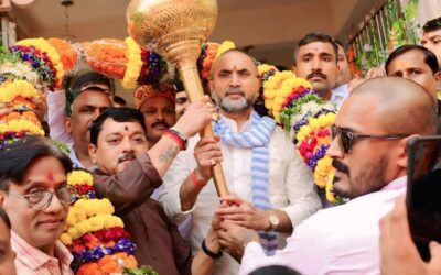 पूर्वांचल के बाहुबली नेता बृजेश सिंह का सुरियावा में भव्य सम्मान
