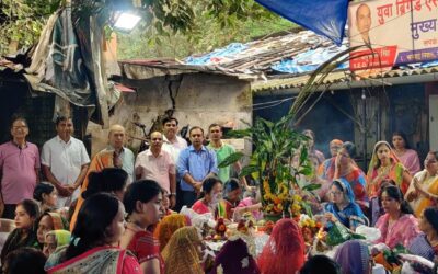 मुलुंड में जिउतिया पूजन समारोह धूमधाम से मनाया गया