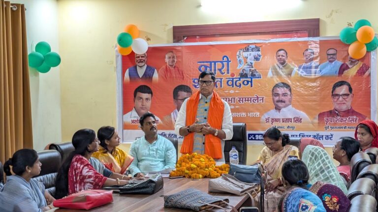 नारी शक्ति वंदन अधिनियम से लोकतंत्र को मिलेगी और मजबूती : कृपाशंकर सिंह