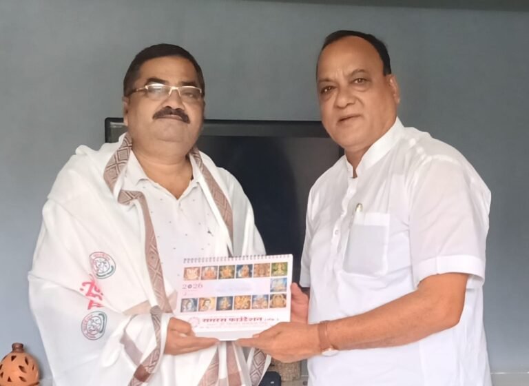 समरस फाउंडेशन ने किया वरिष्ठ पत्रकार राघवेंद्र द्विवेदी का सम्मान